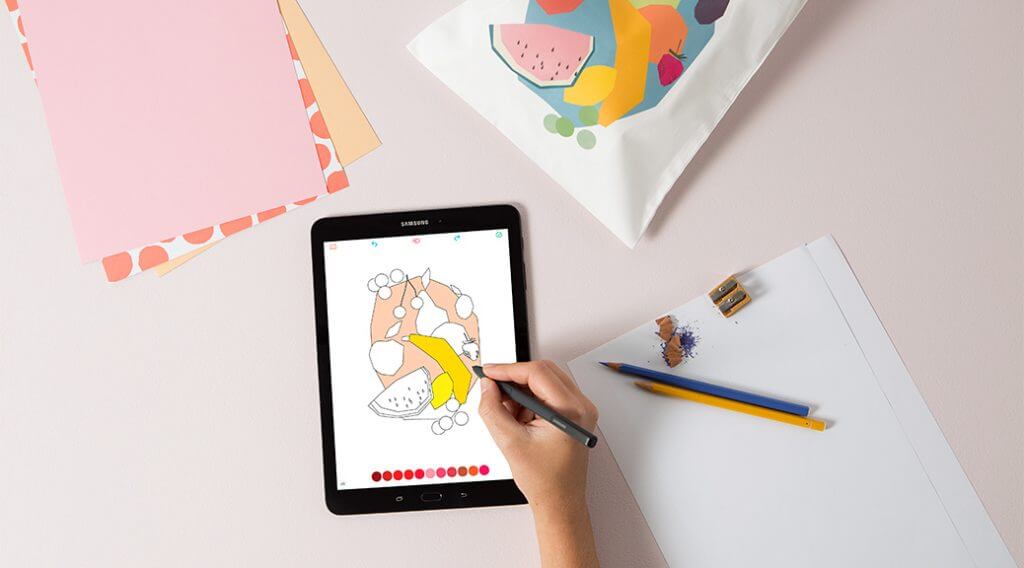 WLKMNDYS // We Like Mondays // Einfach ausgemalt // Samsung Galaxy TabS3