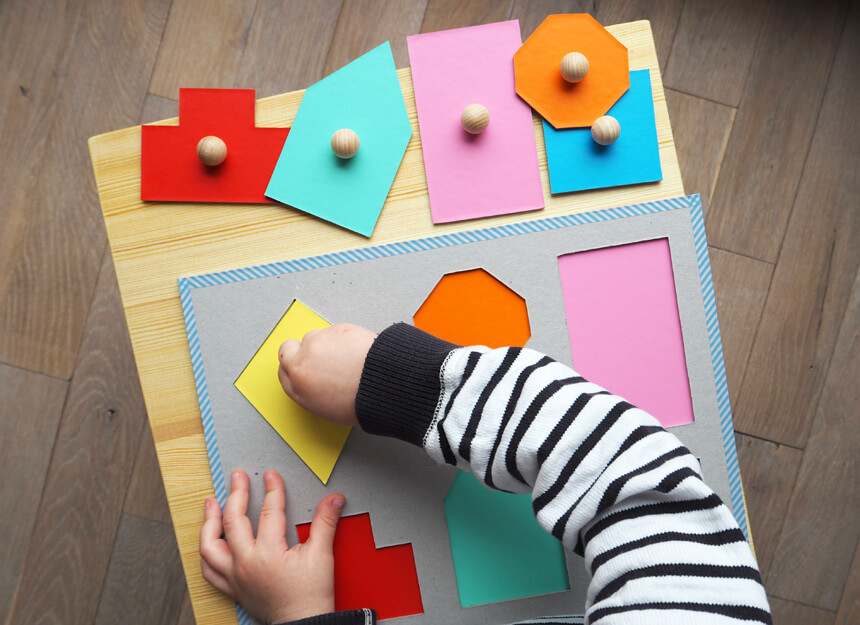 WLKMNDYS // Happy Monday DIY // Farben und Formen Puzzle