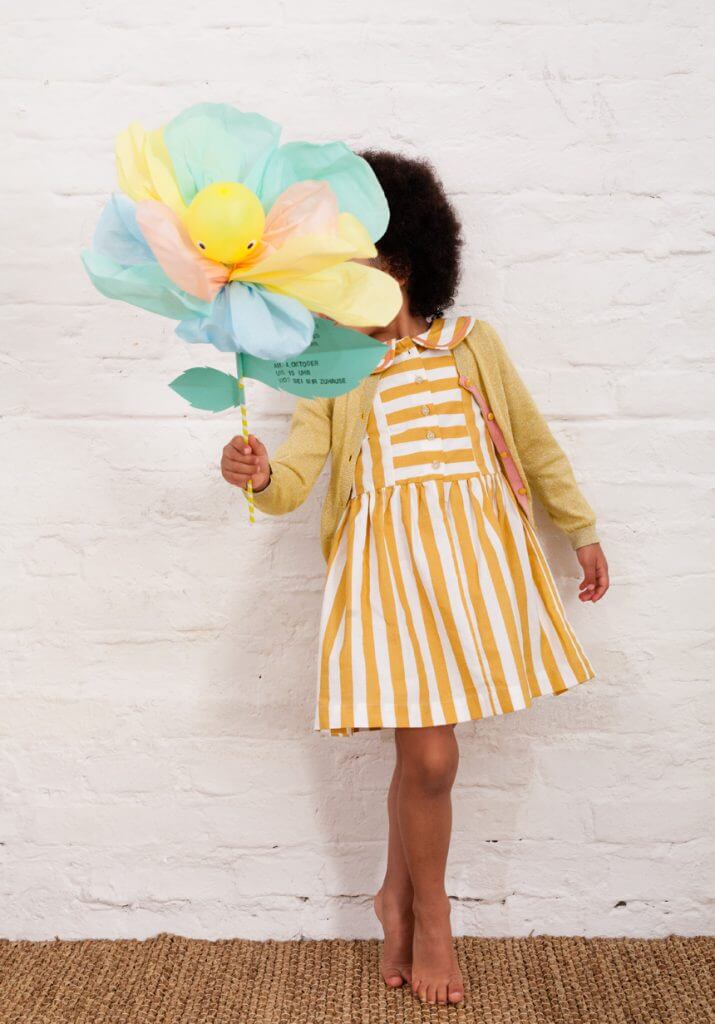 Flower Pops Einladungen zum Kindergeburtstag selbst basteln