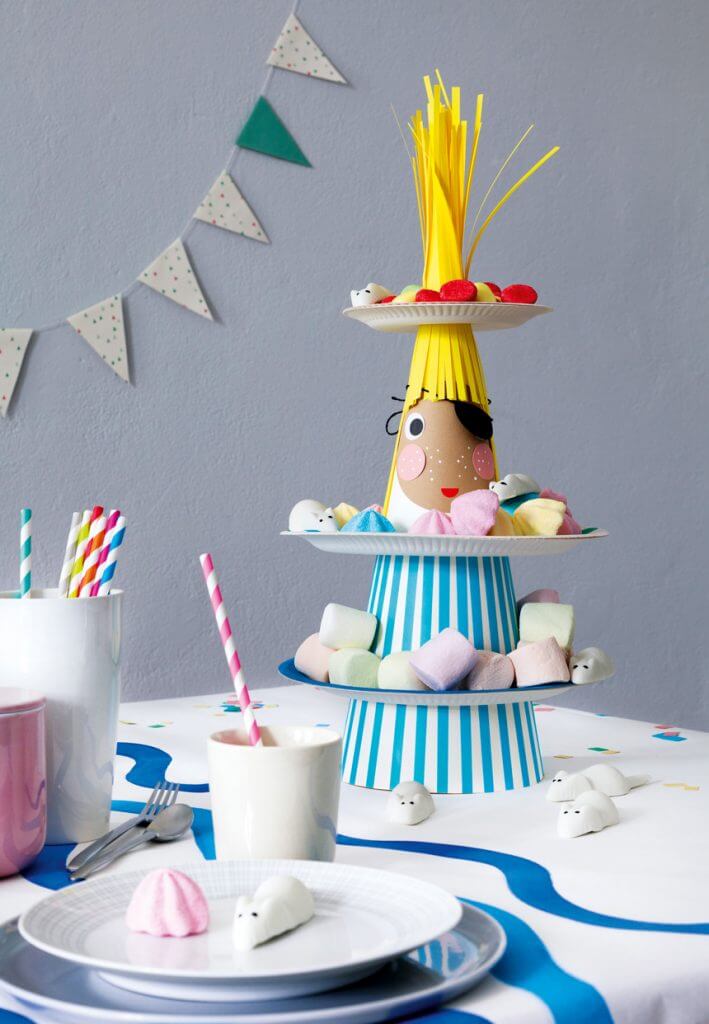 DIY Deko für Piratenparty Kindergeburtstag: Piratin der Karibik mit Step-by-Step Anleitung zum selber machen