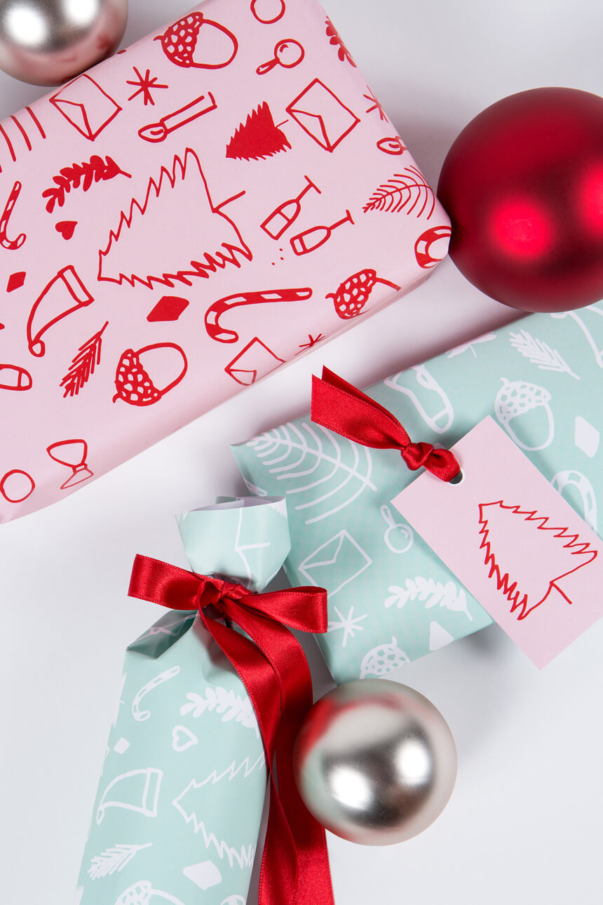 Geschenkpapier selbst ausdrucken - WLKMNDYS DIY Blog