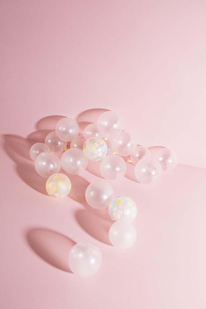 Miniballons "Transparent" – 20 Stück – WLKMNDYS DIY Shop