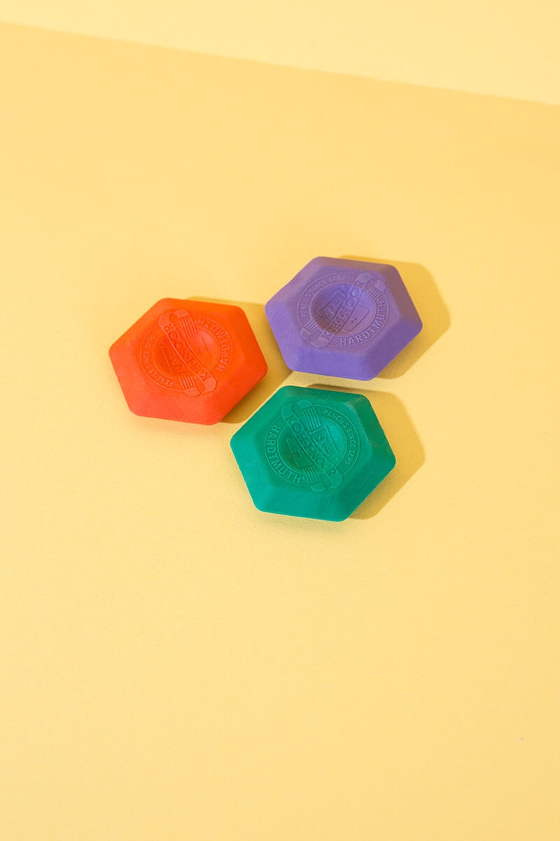 Hexagon Radierer 3er Set - WLKMNDYS DIY Shop