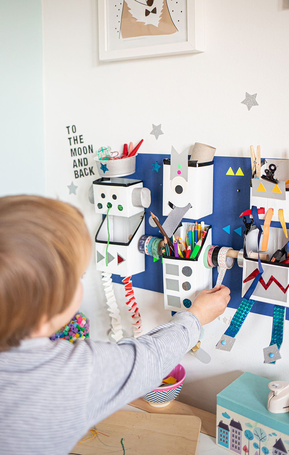 Utensilo aus Milchtüten basteln