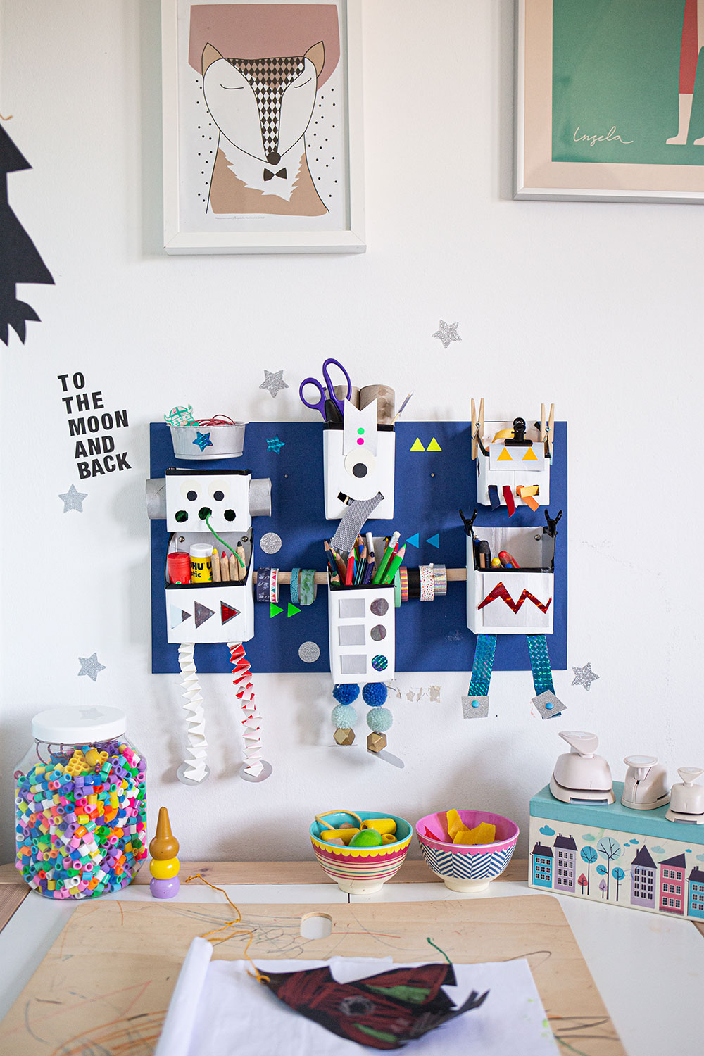 Utensilo aus Milchtüten basteln