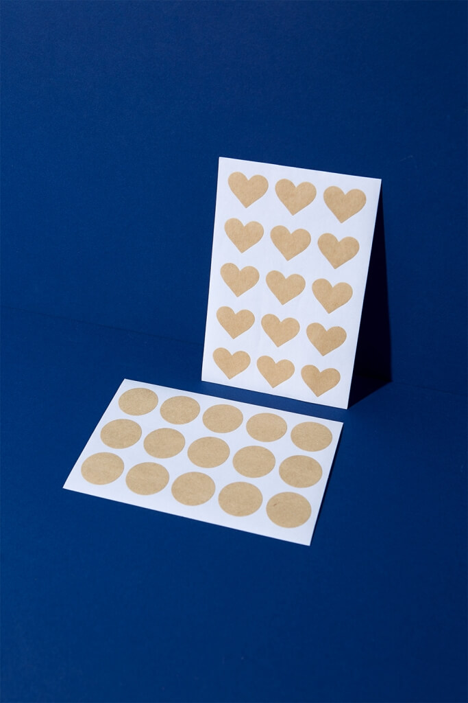 Kraftpapier Sticker