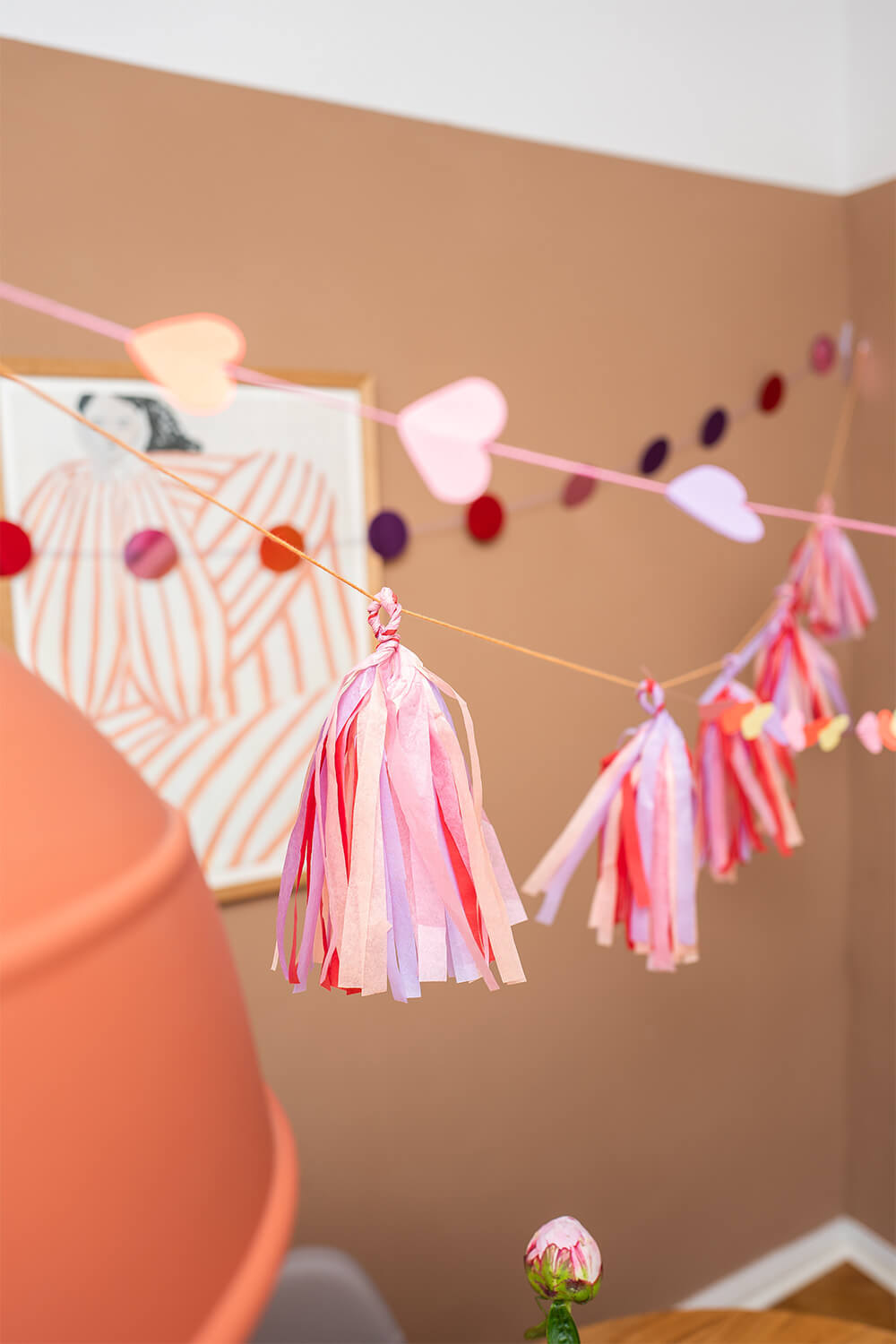 Papiergirlande basteln
