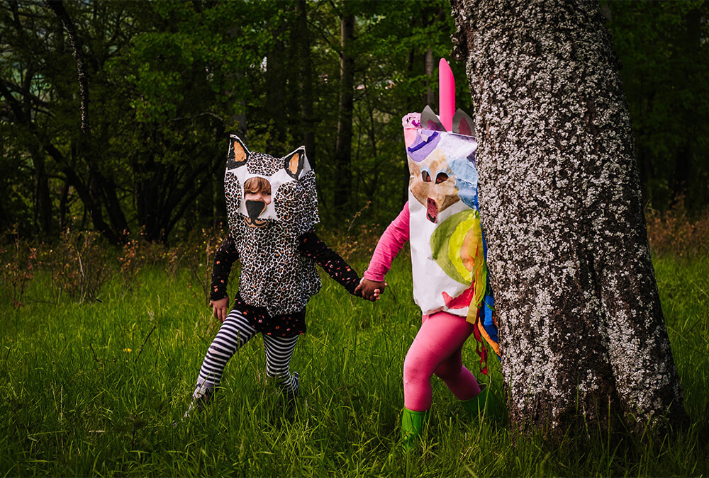 Tiere aus Papiertüten basteln
