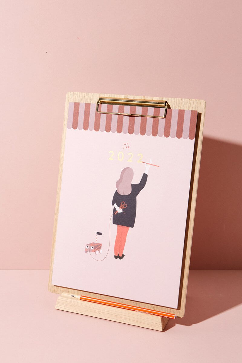 Clipboard A4 Eiche