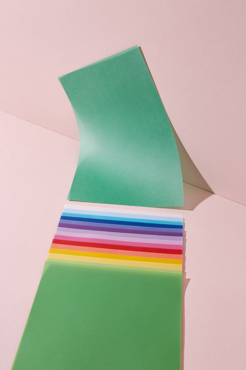 Regenbogen Transparentpapier