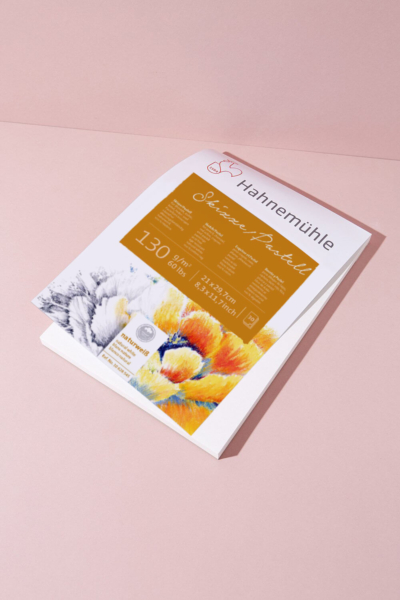 Baumwoll-Papierblock "Skizze/Pastell" – 2 Varianten