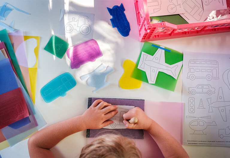  Foto zu Brumm, brumm! Hier kommt unsere neue Prickelvorlage Fahrzeuge 