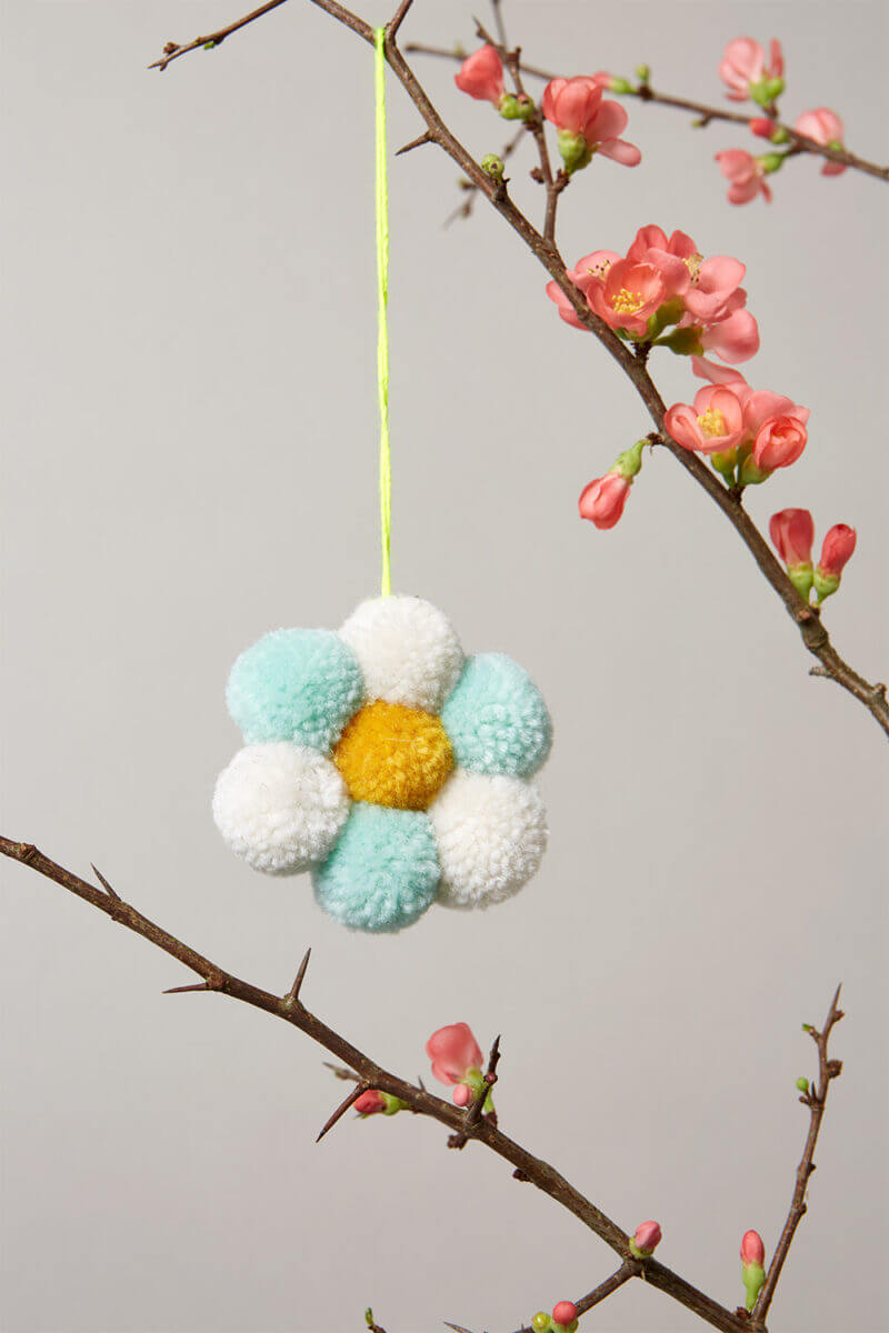 Bundle-Bastelset "Flauschige Pompom-Blumen" – Bild 6