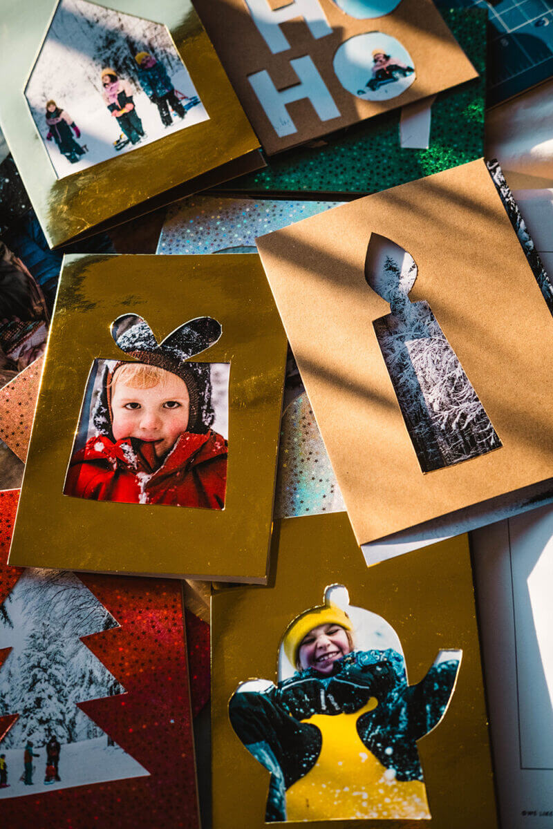 Weihnachtskarten-Set „We Moved“ – 18 Karten Mit Umschlägen, 5x7 Zoll, Ideal Für Adressänderungen & Weihnachtsgrüße