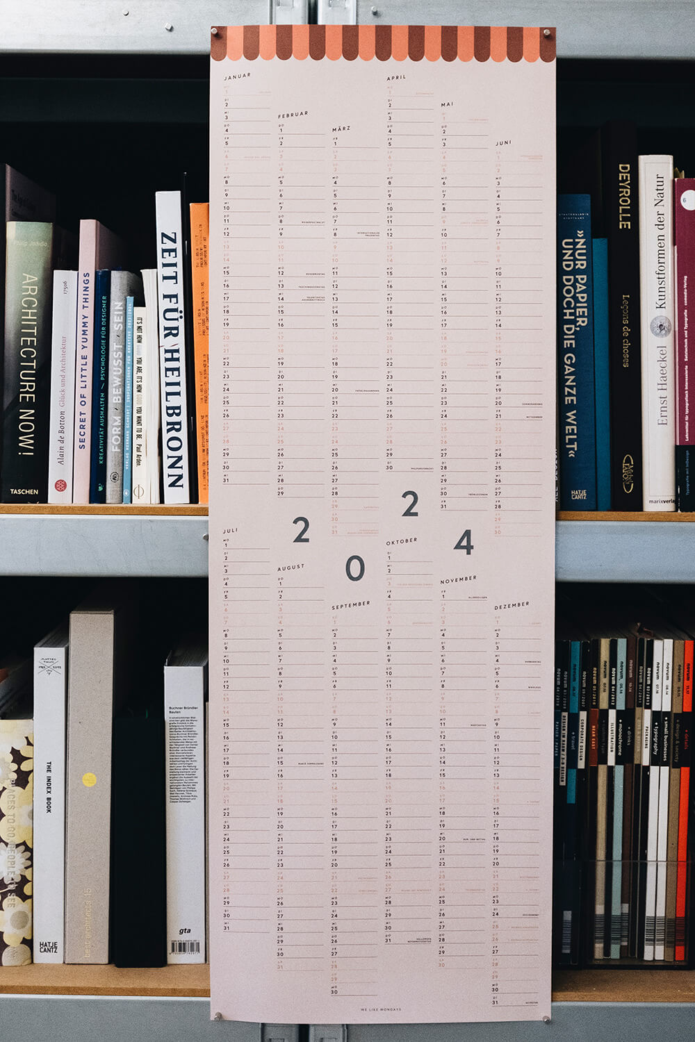 WE LIKE MONDAYS Originals Wandkalender 2024