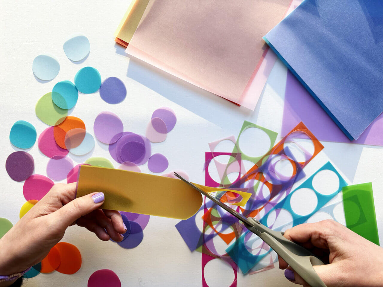 Katchon Schillernde Schleifen-Girlande – 9 Stück, 1,5 M, Pastell-Regenbogen, Kein DIY Nötig