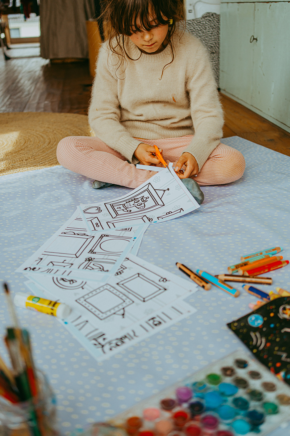 Malen mit Kindern – unser Ausmalposter "Bildergalerie" ist da!