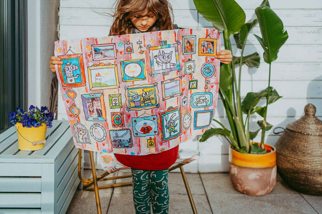 Malen mit Kindern – unser Ausmalposter "Bildergalerie" ist da!