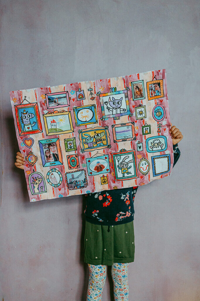 Malen mit Kindern – unser Ausmalposter "Bildergalerie" ist da!