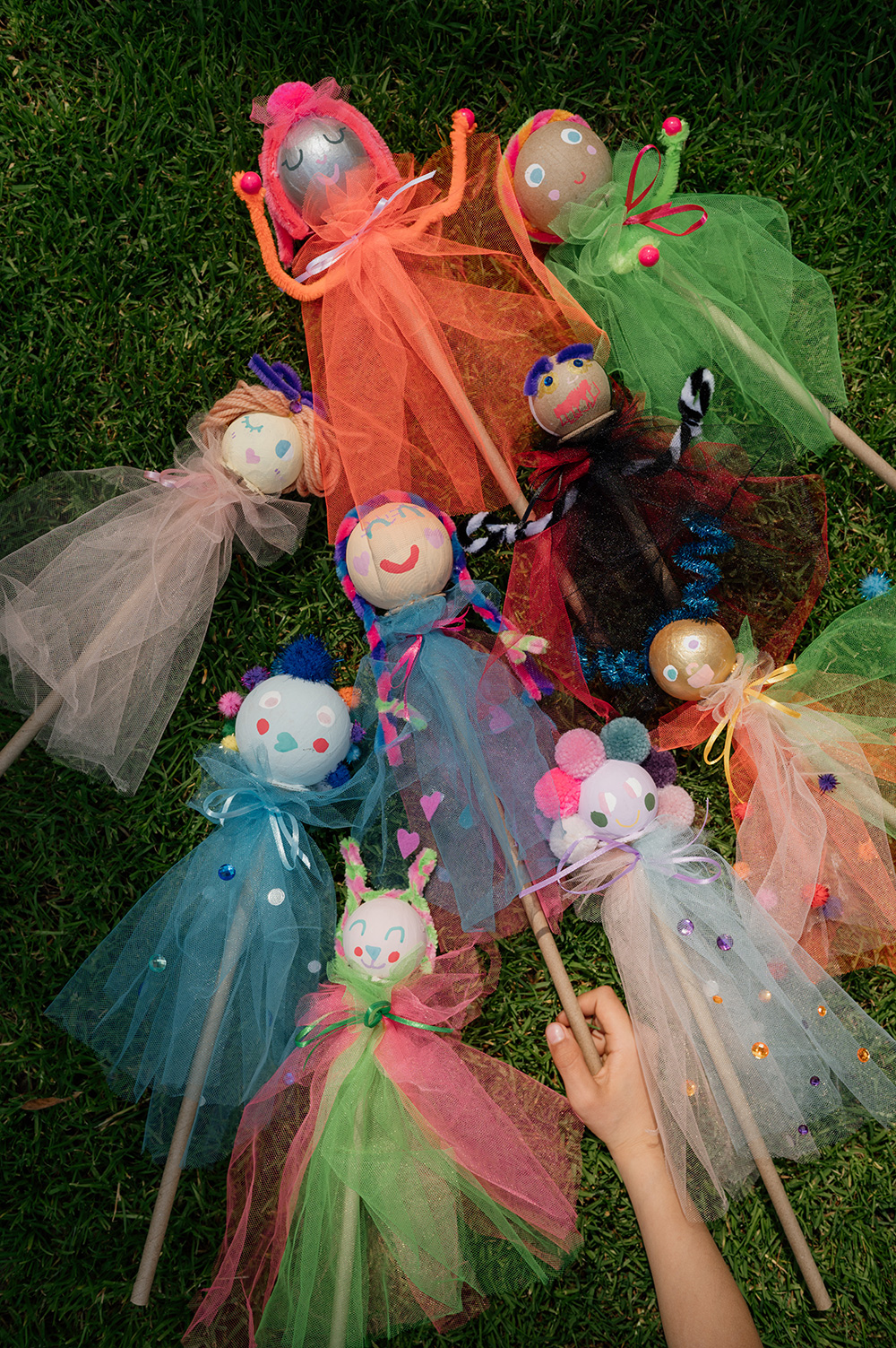 Puppentheater-Figuren basteln