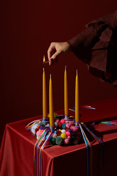 Adventskranz selber machen