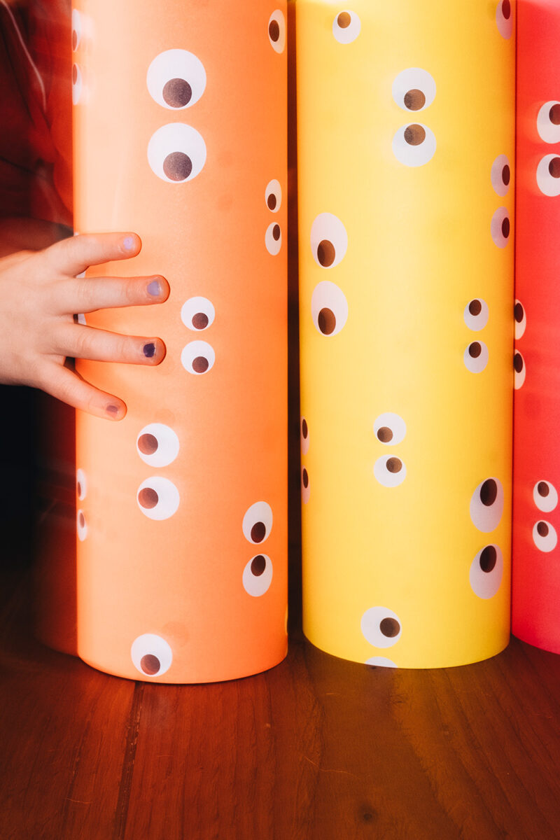 Geschenkpapier “Neon-Disco Eyes” Superset – 10 Bögen