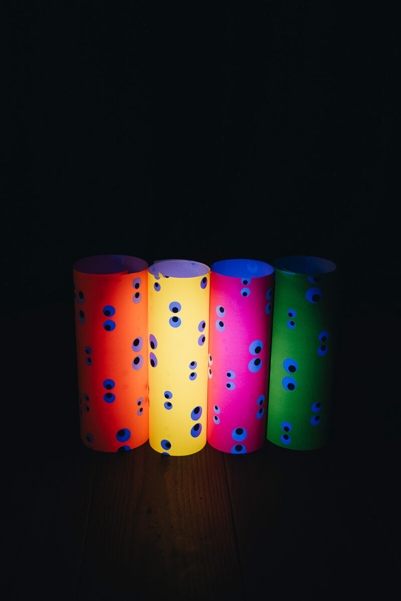 Geschenkpapier “Neon-Disco Eyes” Superset – 10 Bögen