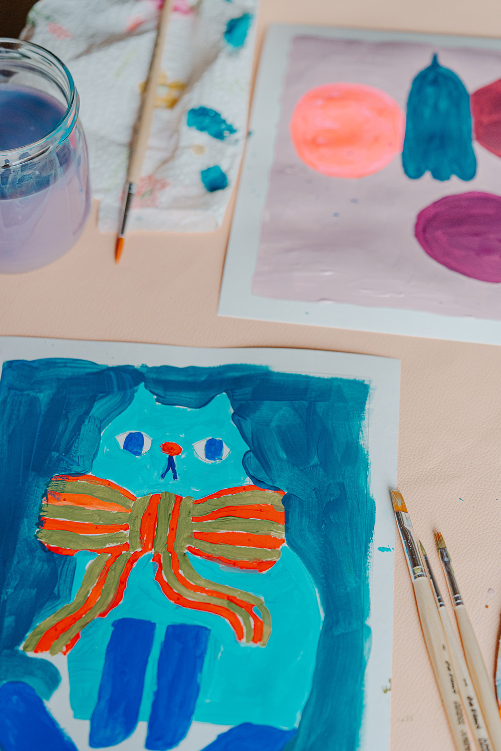 Lass uns malen nach Zahlen mit meinem neuen Vorlagenset "Merry Kitty Christmas".