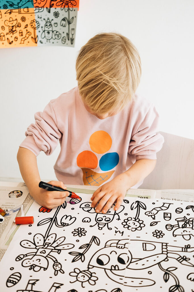 Lass uns Osterhasen malen!