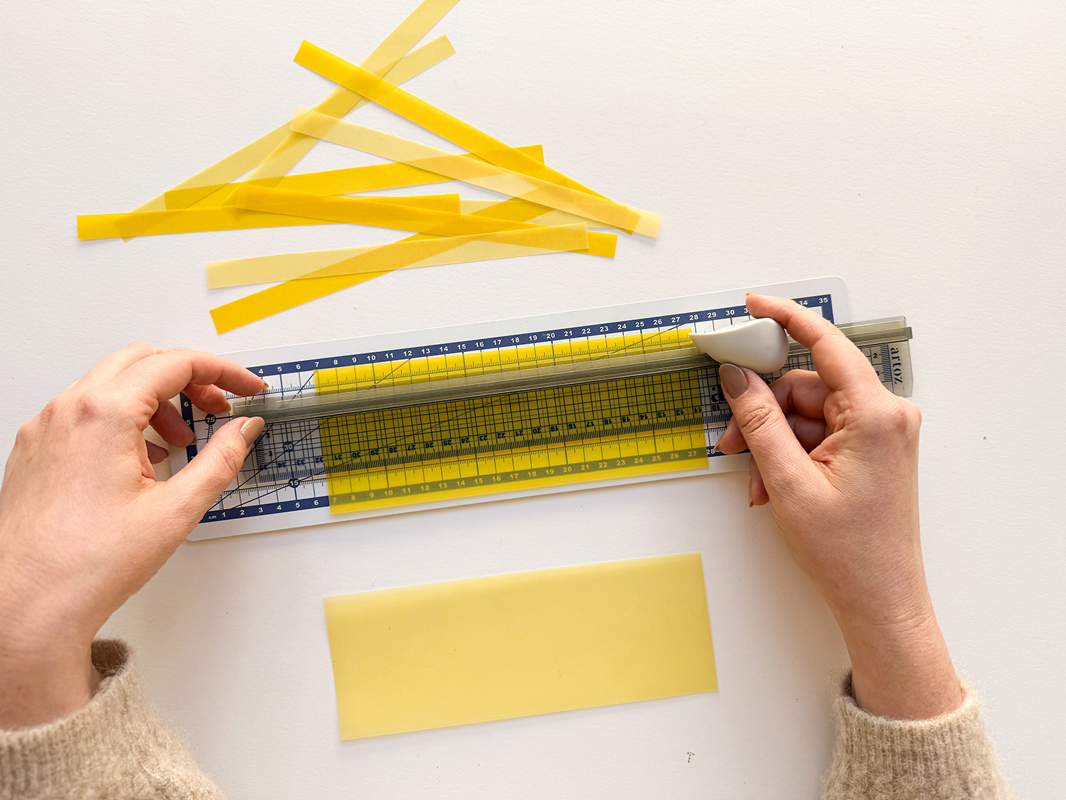 Lass uns eine Sonnenblumen-Laterne basteln.