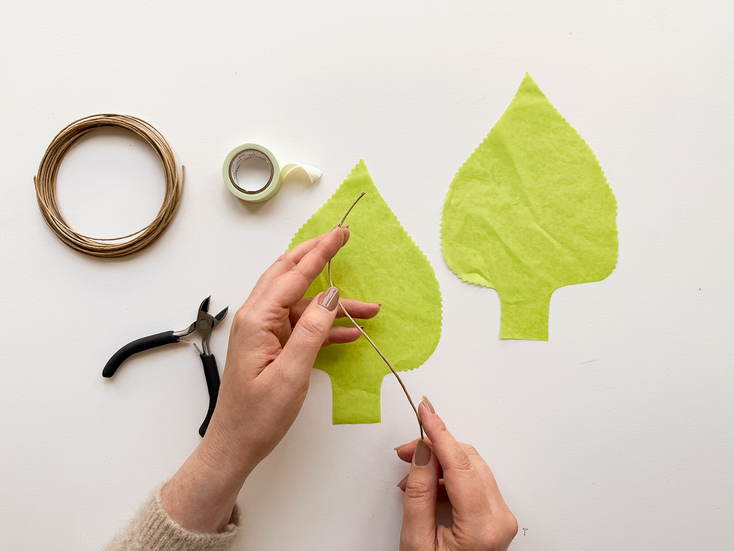 Lass uns eine Sonnenblumen-Laterne basteln.