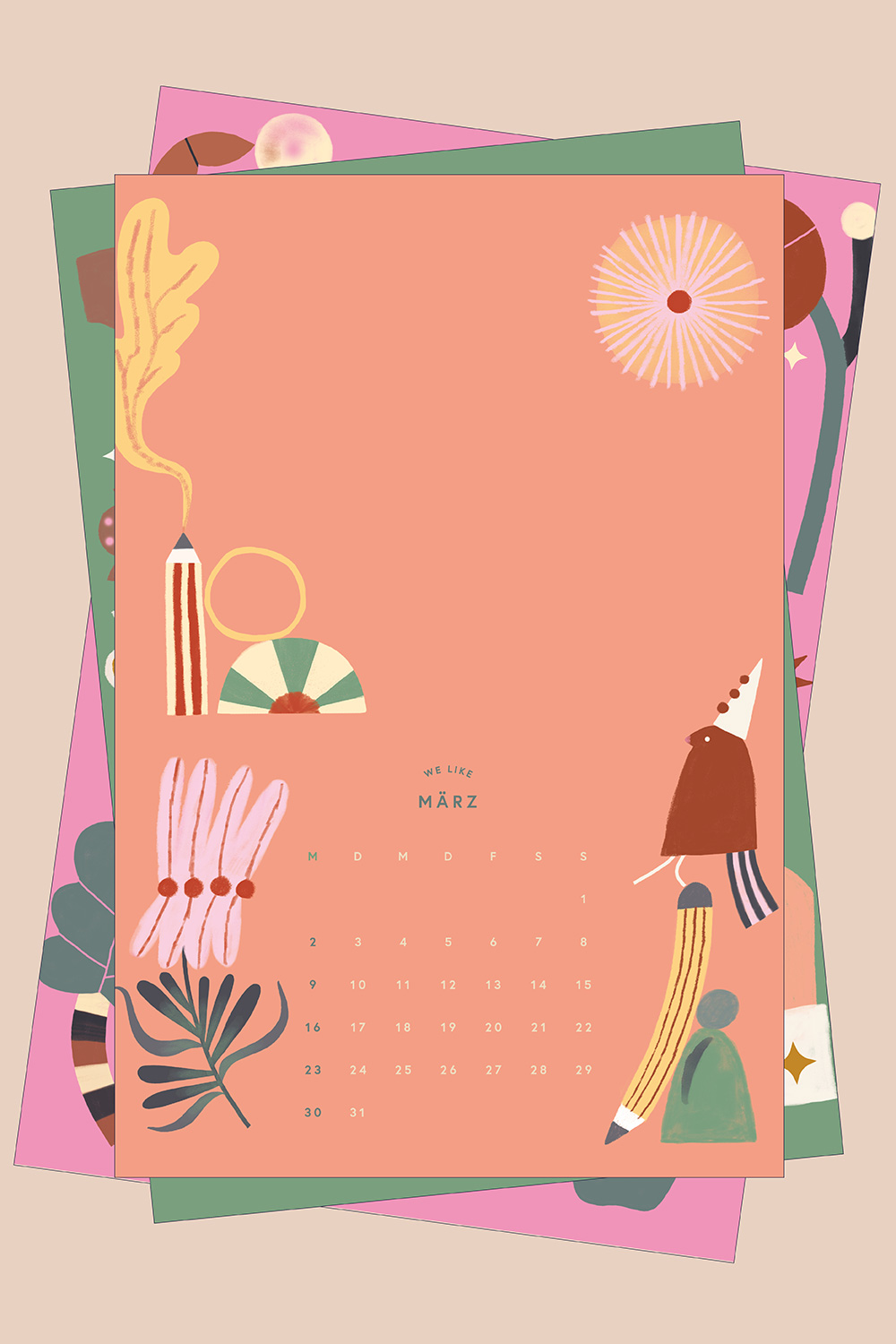 Lass uns den WE LIKE MONDAYS DIY Fotokalender 2026 gestalten und verschenken.