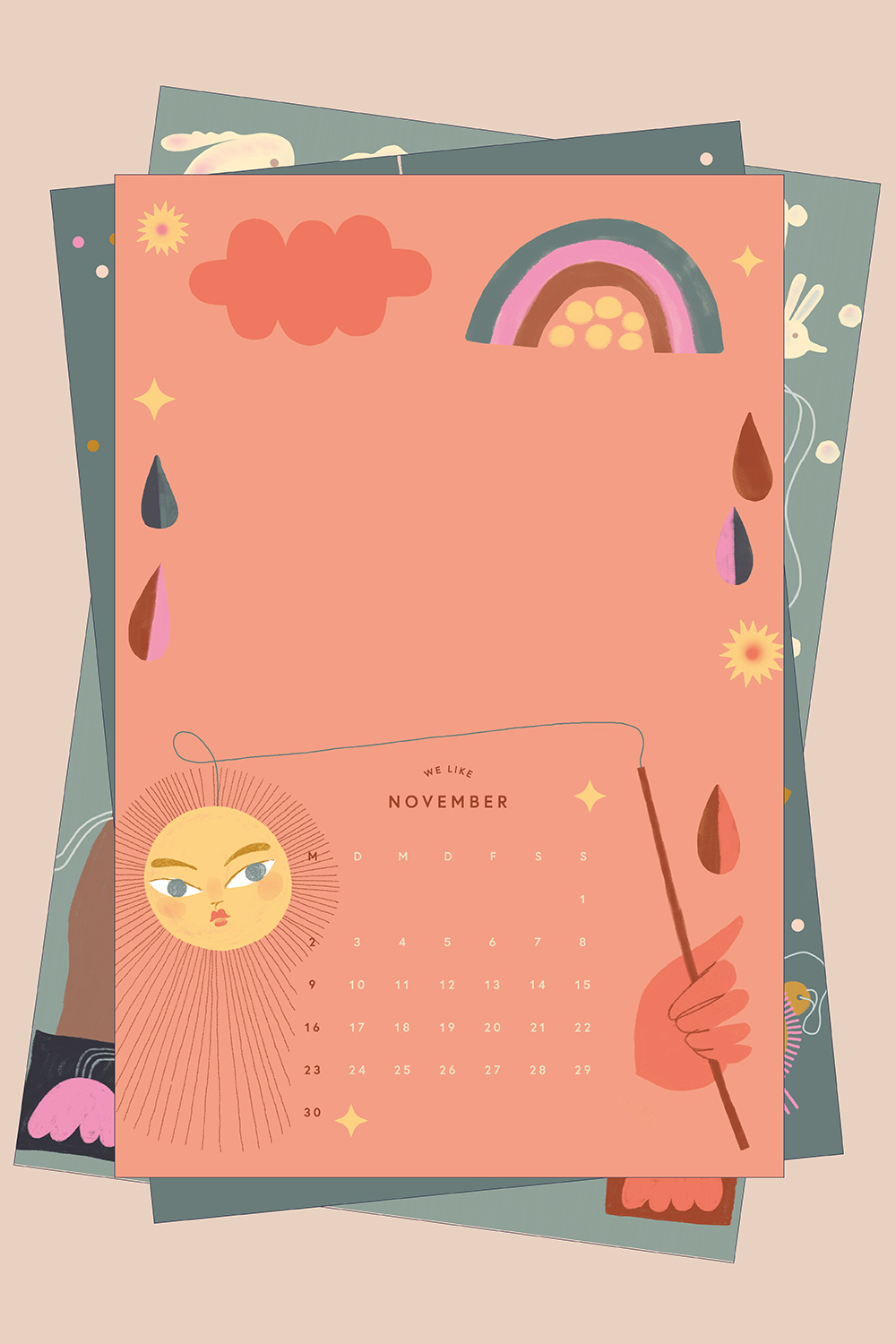 Lass uns den WE LIKE MONDAYS DIY Fotokalender 2026 gestalten und verschenken.