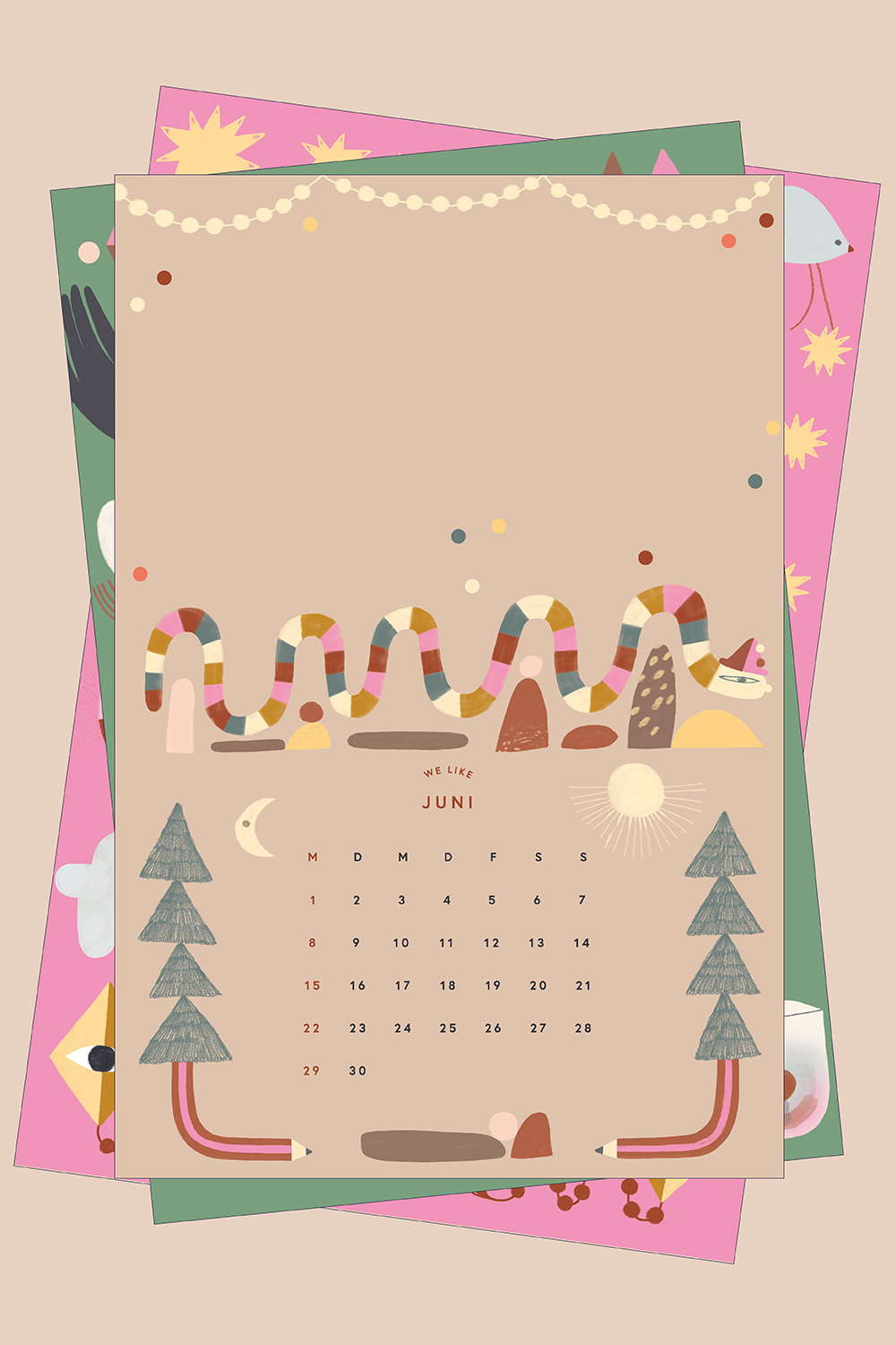 Lass uns den WE LIKE MONDAYS DIY Fotokalender 2026 gestalten und verschenken.