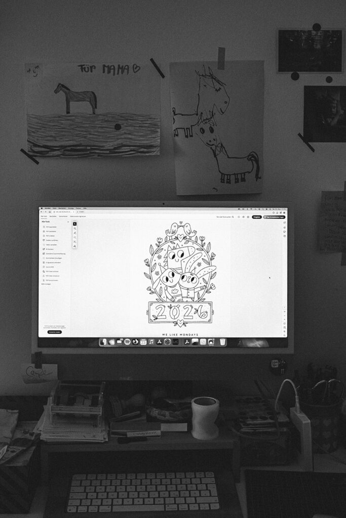 So schnell und einfach: Ausmalkalender für das neue Jahr selbst ausdrucken