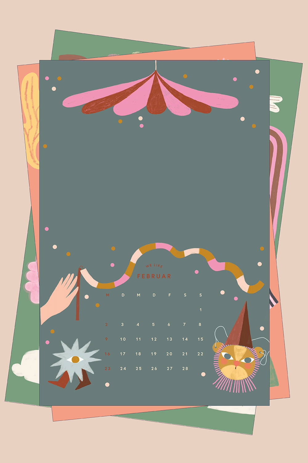 Lass uns den WE LIKE MONDAYS DIY Fotokalender 2026 gestalten und verschenken.