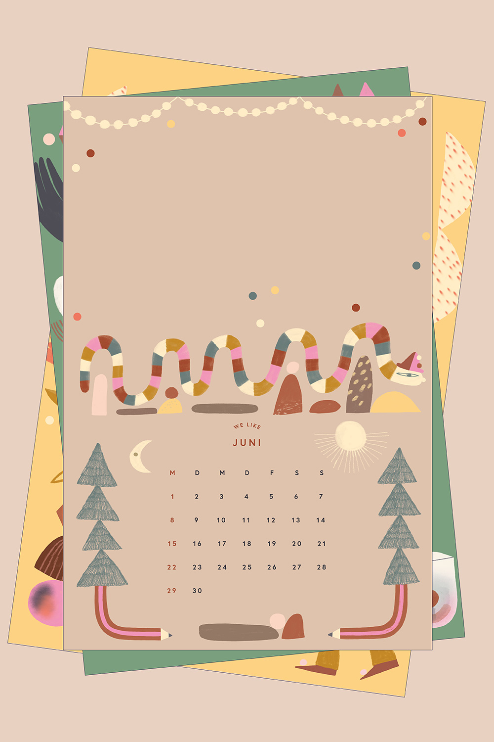 Lass uns den WE LIKE MONDAYS DIY Fotokalender 2026 gestalten und verschenken.