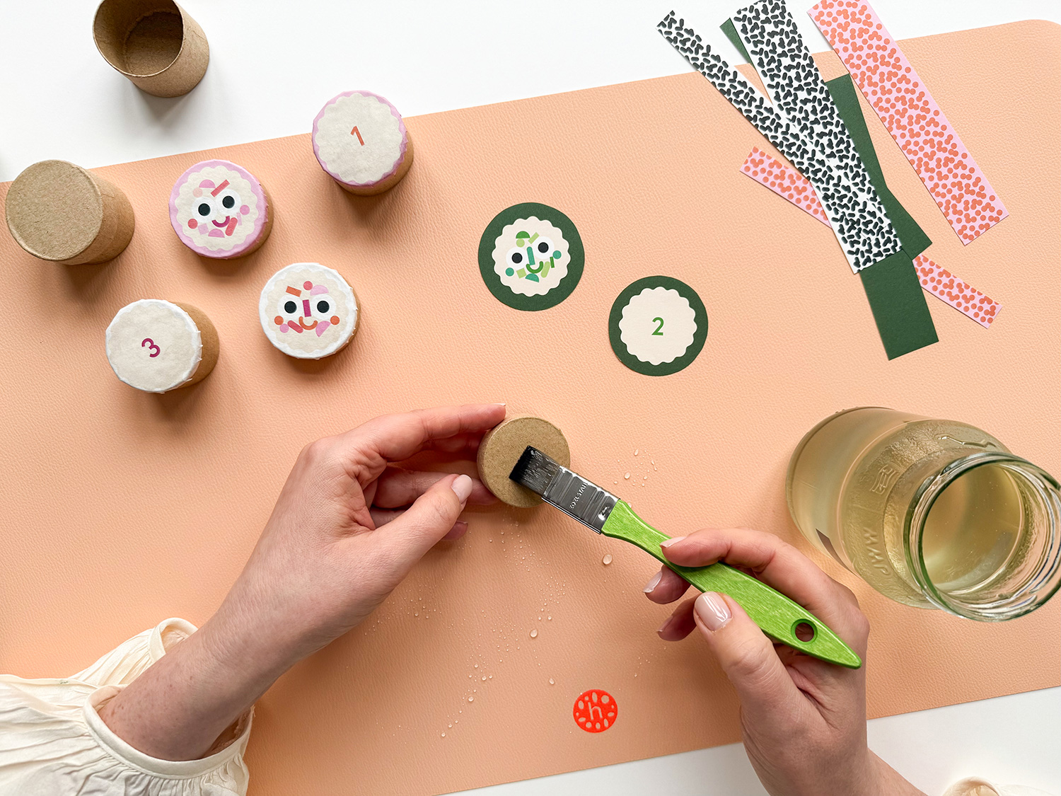 Lass uns einen Sushi-Adventskalender basteln.