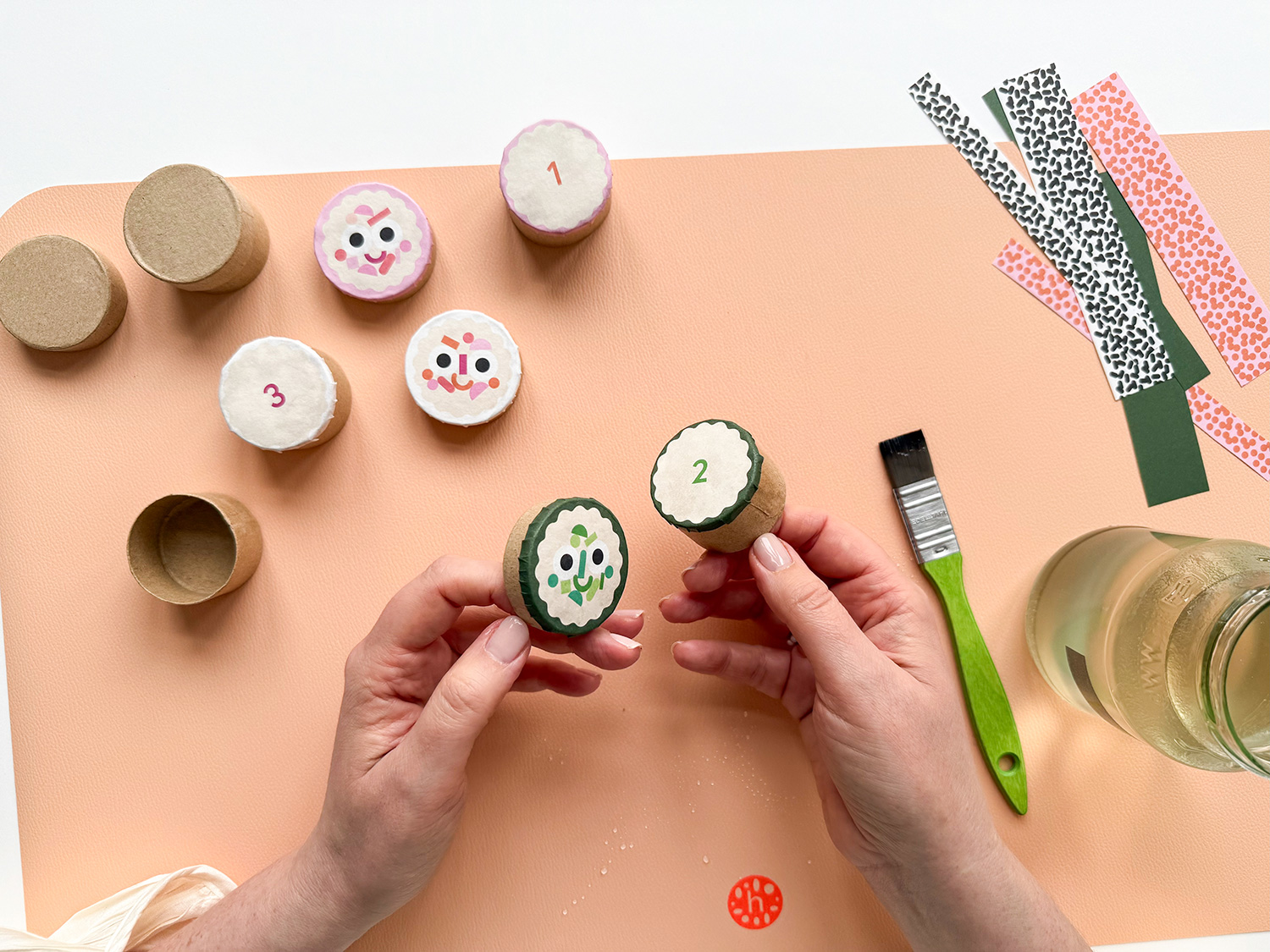 Lass uns einen Sushi-Adventskalender basteln.