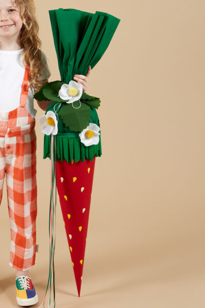 Bundle Bastelset “Erdbeer Schultüte”