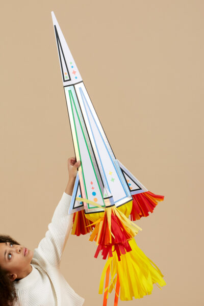 Bundle Bastelset "Raketen Schultüte" Super Silver