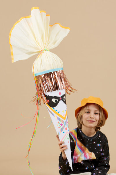 Bundle Bastelset "Superhero Schultüte" Weiß