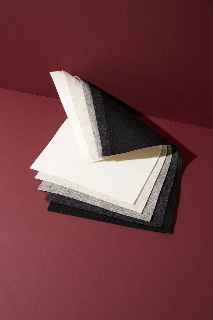 Wollfilzplatten "Pure Wool" Pebble-Mix