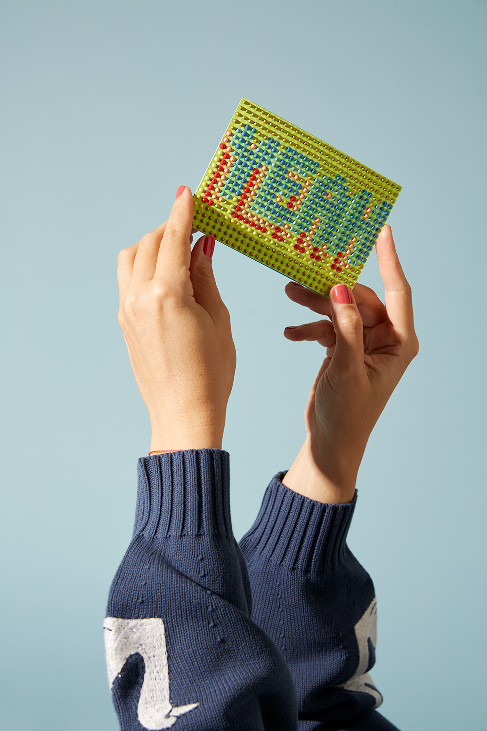 Lass uns Karten basteln mit Perlenstiften und 3D-Effekt.
