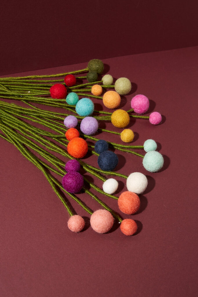 Filzball-Blumenbasis "Dotty" MA-3043